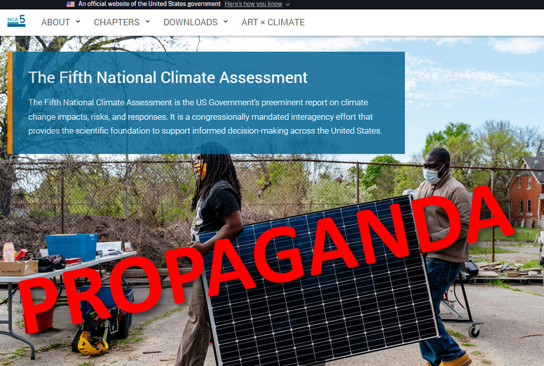 Media Ignores Reality – Goes Bonkers Over The Fifth National Climate ...